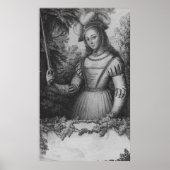 Portrait von Joan of Arc Poster (Vorne)