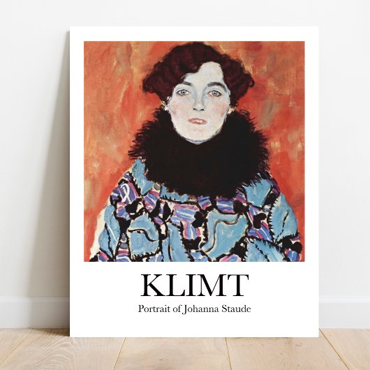 Portrait von Johanna Staude von Gustav Klimt Poster
