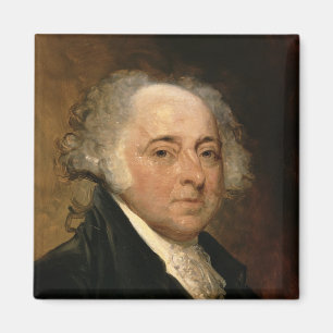 Portrait von John Adams Magnet