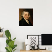 Portrait von John Adams Poster (Heimbüro)