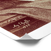 Portrait von John Calvin (1509-1564) (Gravieren) Poster (Ecke)