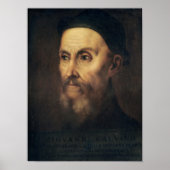 Portrait von John Calvin Poster (Vorne)