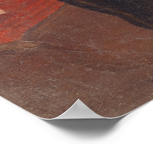 Portrait von John Calvin Poster (Ecke)