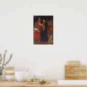 Portrait von John Calvin Poster (Küche)