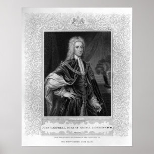 Portrait von John Campbell Poster