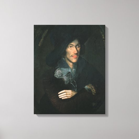 Portrait von John Donne, c.1595 Leinwanddruck (Vorderseite)