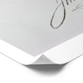 Portrait von John Hancock, graviert von John B. Fo Poster (Ecke)