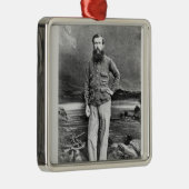 Portrait von John Hanning Silbernes Ornament (Rechts)