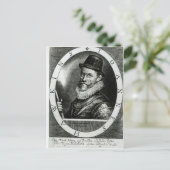 Portrait von John Hawkins Postkarte (Stehend Vorderseite)