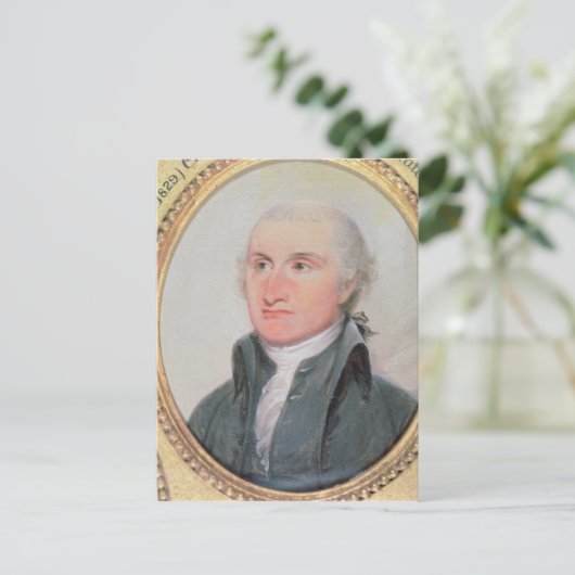 Portrait von John Jay Postkarte (Stehend Vorderseite)