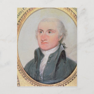 Portrait von John Jay Postkarte