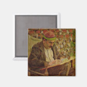 Portrait von John Maynard Keynes (1883-1946) (Öl Magnet (Vorderseite/Rückseite)