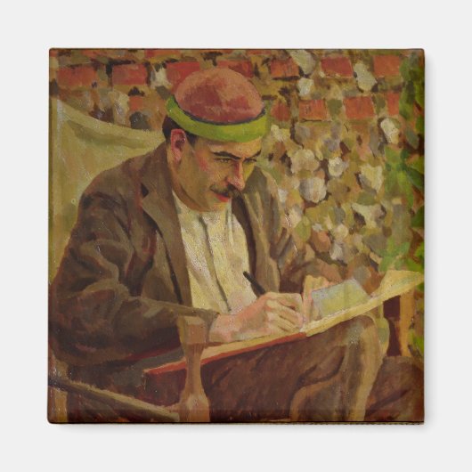 Portrait von John Maynard Keynes (1883-1946) (Öl Magnet (Vorne)