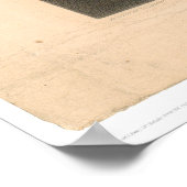 Portrait von John Sutter (1679A) - nicht restaurie Poster (Ecke)