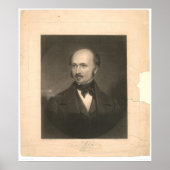 Portrait von John Sutter (1679A) - nicht restaurie Poster (Vorne)