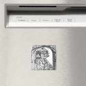 Portrait von John von Indagine Magnet (In Situ (Geschirrspüler))