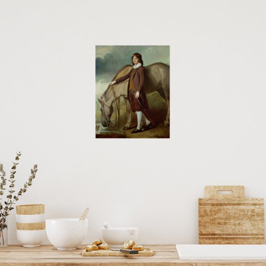 Portrait von John Walter Tempest Poster (Küche)