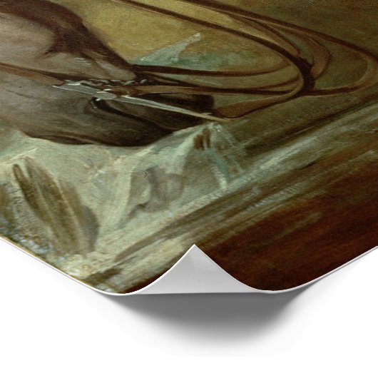 Portrait von John Walter Tempest Poster (Ecke)