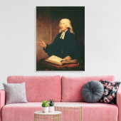Portrait von John Wesley 1788 Leinwanddruck (Insitu (Wohnzimmer))
