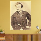 Portrait von John Wilkes Booth | 1861-65 Leinwanddruck (Insitu (Wohnzimmer))