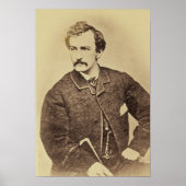 Portrait von John Wilkes Booth | 1861-65 Poster (Vorne)