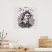 Portrait von John Winthrop Poster (Küche)