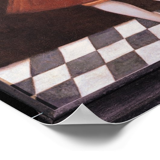 Portrait von Jonathan Bentham, c.1725 Poster (Ecke)