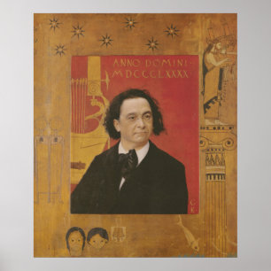 Portrait von Josef Pembaur — Gustav Klimt (1890) Poster