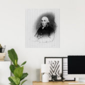 Portrait von Joseph Black Poster (Heimbüro)