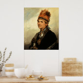 Portrait von Joseph Brant von Gilbert Stuart Poster (Küche)