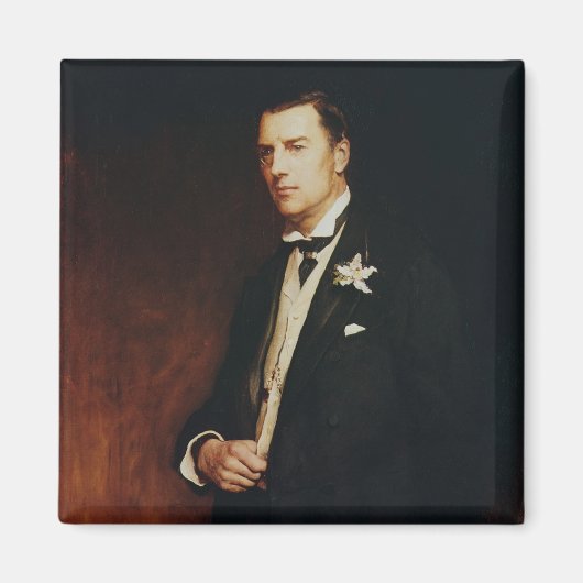 Portrait von Joseph Chamberlain, 1886 Magnet (Vorne)