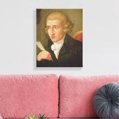 Portrait von Joseph Haydn Leinwanddruck (Insitu (Wohnzimmer))