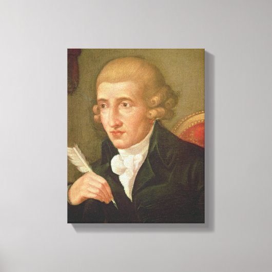 Portrait von Joseph Haydn Leinwanddruck (Vorderseite)