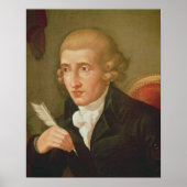 Portrait von Joseph Haydn Poster (Vorne)