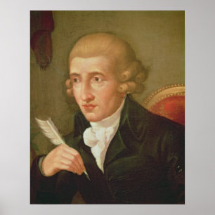 Portrait von Joseph Haydn Poster