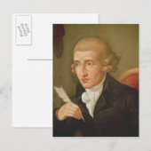 Portrait von Joseph Haydn Postkarte (Vorne/Hinten)