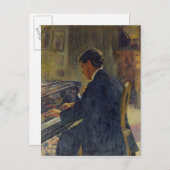 Portrait von Joseph Hofman, 1912 Postkarte (Vorne/Hinten)