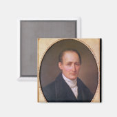 Portrait von Joseph Nicephore Niepce 1854 Magnet (Vorderseite/Rückseite)
