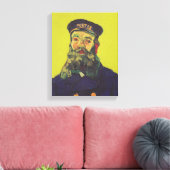 Portrait von Joseph Roulin | Vincent van Gogh Leinwanddruck (Insitu (Wohnzimmer))