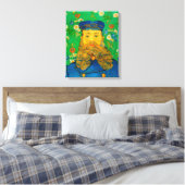 Portrait von Joseph Roulin | Vincent van Gogh Leinwanddruck (Insitu (Schlafzimmer))