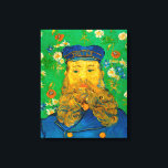 Portrait von Joseph Roulin | Vincent van Gogh Leinwanddruck<br><div class="desc">Die Porträtserie von Vincent van Gogh über Joseph Roulin, den Postman in Arles, ist eine herzliche Hommage an seinen nahen Freund und Vertrauten. Die zwischen 1888 und 1889 angestrichenen Arbeiten zeigen Van Gogh's postimpressionistischen Stil mit kühnen Farben, dynamischen Pinselstrichen und expressivem Charakter. Jedes Portrait spiegelt Van Gogh’s Bewunderung für Roulin...</div>