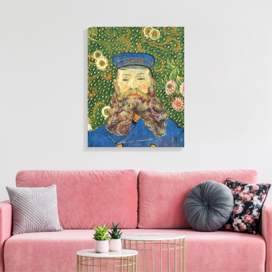 Portrait von Joseph Roulin | Vincent van Gogh Leinwanddruck (Insitu (Wohnzimmer))