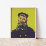 Portrait von Joseph Roulin | Vincent van Gogh Poster<br><div class="desc">Die Porträtserie von Vincent van Gogh über Joseph Roulin, den Postman in Arles, ist eine herzliche Hommage an seinen nahen Freund und Vertrauten. Die zwischen 1888 und 1889 angestrichenen Arbeiten zeigen Van Gogh's postimpressionistischen Stil mit kühnen Farben, dynamischen Pinselstrichen und expressivem Charakter. Jedes Portrait spiegelt Van Gogh’s Bewunderung für Roulin...</div>