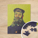 Portrait von Joseph Roulin | Vincent van Gogh Puzzle<br><div class="desc">Die Porträtserie von Vincent van Gogh über Joseph Roulin, den Postman in Arles, ist eine herzliche Hommage an seinen nahen Freund und Vertrauten. Die zwischen 1888 und 1889 angestrichenen Arbeiten zeigen Van Gogh's postimpressionistischen Stil mit kühnen Farben, dynamischen Pinselstrichen und expressivem Charakter. Jedes Portrait spiegelt Van Gogh’s Bewunderung für Roulin...</div>