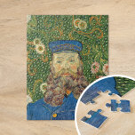 Portrait von Joseph Roulin | Vincent van Gogh Puzzle<br><div class="desc">Die Porträtserie von Vincent van Gogh über Joseph Roulin, den Postman in Arles, ist eine herzliche Hommage an seinen nahen Freund und Vertrauten. Die zwischen 1888 und 1889 angestrichenen Arbeiten zeigen Van Gogh's postimpressionistischen Stil mit kühnen Farben, dynamischen Pinselstrichen und expressivem Charakter. Jedes Portrait spiegelt Van Gogh’s Bewunderung für Roulin...</div>