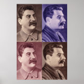 Portrait von Joseph Stalin Poster (Vorne)