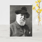 Portrait von Joseph Wolf Karte (Gelbe Blume)