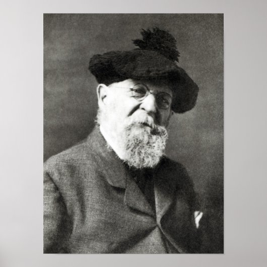 Portrait von Joseph Wolf Poster (Vorne)