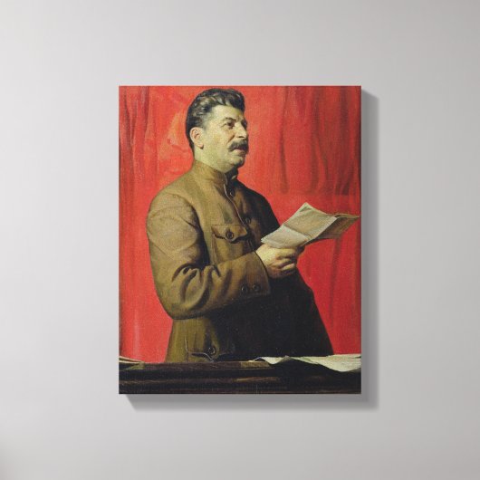 Portrait von Josif Stalin, 1933 Leinwanddruck (Vorderseite)