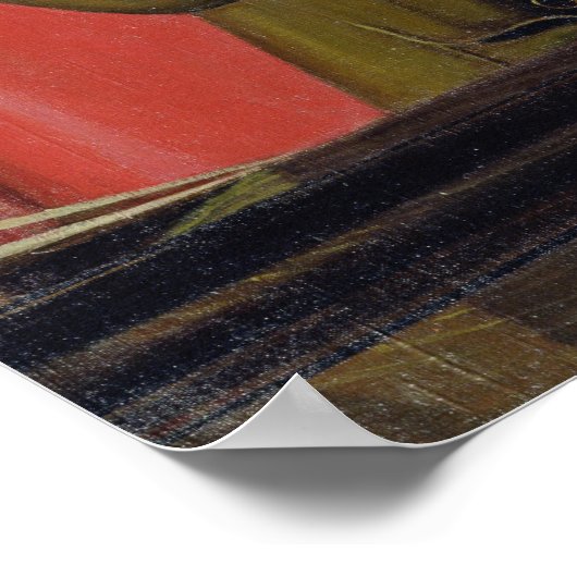 Portrait von Josif Stalin, 1933 Poster (Ecke)